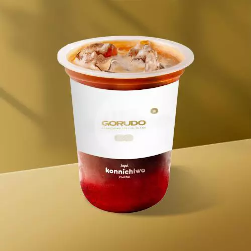 Berry Americano Gorudo Kopi Konnichiwa